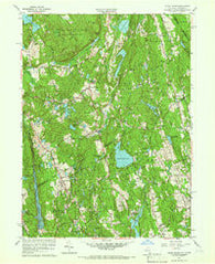 Pound Ridge New York Historical topographic map, 1:24000 scale, 7.5 X 7.5 Minute, Year 1960