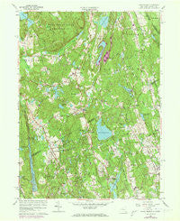 Pound Ridge New York Historical topographic map, 1:24000 scale, 7.5 X 7.5 Minute, Year 1960