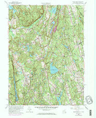 Pound Ridge New York Historical topographic map, 1:24000 scale, 7.5 X 7.5 Minute, Year 1960