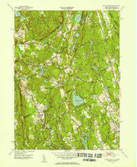 Pound Ridge New York Historical topographic map, 1:31680 scale, 7.5 X 7.5 Minute, Year 1951