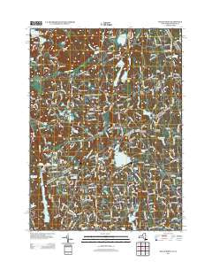 Pound Ridge New York Historical topographic map, 1:24000 scale, 7.5 X 7.5 Minute, Year 2013