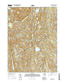 Pound Ridge New York Current topographic map, 1:24000 scale, 7.5 X 7.5 Minute, Year 2016