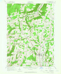 Prattsburg New York Historical topographic map, 1:24000 scale, 7.5 X 7.5 Minute, Year 1942