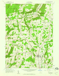 Prattsburg New York Historical topographic map, 1:24000 scale, 7.5 X 7.5 Minute, Year 1942
