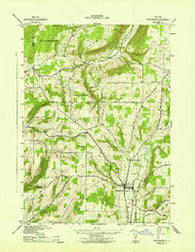 Prattsburg New York Historical topographic map, 1:31680 scale, 7.5 X 7.5 Minute, Year 1942