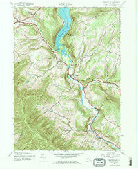 Prattsville New York Historical topographic map, 1:24000 scale, 7.5 X 7.5 Minute, Year 1945