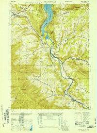 Prattsville New York Historical topographic map, 1:24000 scale, 7.5 X 7.5 Minute, Year 1946