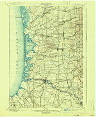 Pulaski New York Historical topographic map, 1:62500 scale, 15 X 15 Minute, Year 1895