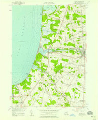 Pulaski New York Historical topographic map, 1:24000 scale, 7.5 X 7.5 Minute, Year 1956