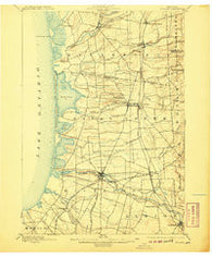 Pulaski New York Historical topographic map, 1:62500 scale, 15 X 15 Minute, Year 1895
