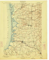 Pulaski New York Historical topographic map, 1:62500 scale, 15 X 15 Minute, Year 1895