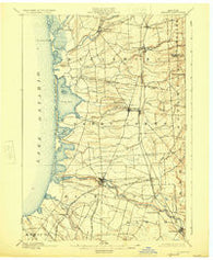 Pulaski New York Historical topographic map, 1:62500 scale, 15 X 15 Minute, Year 1895