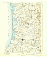 Pulaski New York Historical topographic map, 1:62500 scale, 15 X 15 Minute, Year 1895