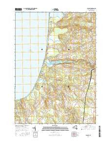 Pulaski New York Current topographic map, 1:24000 scale, 7.5 X 7.5 Minute, Year 2016