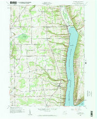 Pulteney New York Historical topographic map, 1:24000 scale, 7.5 X 7.5 Minute, Year 1942