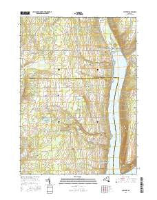 Pulteney New York Current topographic map, 1:24000 scale, 7.5 X 7.5 Minute, Year 2016