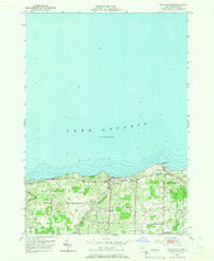 Pultneyville New York Historical topographic map, 1:24000 scale, 7.5 X 7.5 Minute, Year 1952