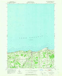 Pultneyville New York Historical topographic map, 1:24000 scale, 7.5 X 7.5 Minute, Year 1952