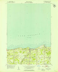 Pultneyville New York Historical topographic map, 1:24000 scale, 7.5 X 7.5 Minute, Year 1952