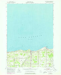 Pultneyville New York Historical topographic map, 1:24000 scale, 7.5 X 7.5 Minute, Year 1952