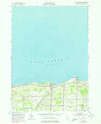 Pultneyville New York Historical topographic map, 1:24000 scale, 7.5 X 7.5 Minute, Year 1952