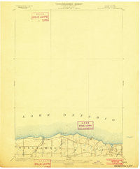 Pultneyville New York Historical topographic map, 1:62500 scale, 15 X 15 Minute, Year 1902