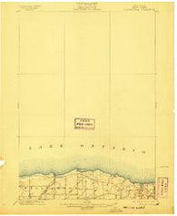 Pultneyville New York Historical topographic map, 1:62500 scale, 15 X 15 Minute, Year 1902