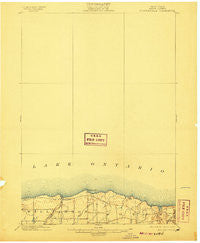 Pultneyville New York Historical topographic map, 1:62500 scale, 15 X 15 Minute, Year 1902