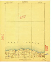 Pultneyville New York Historical topographic map, 1:62500 scale, 15 X 15 Minute, Year 1902