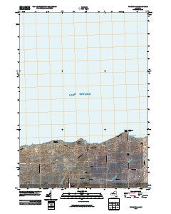Pultneyville New York Historical topographic map, 1:24000 scale, 7.5 X 7.5 Minute, Year 2010