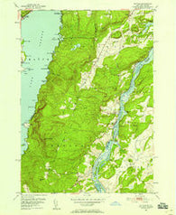 Putnam New York Historical topographic map, 1:24000 scale, 7.5 X 7.5 Minute, Year 1950