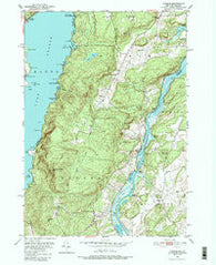 Putnam New York Historical topographic map, 1:24000 scale, 7.5 X 7.5 Minute, Year 1950