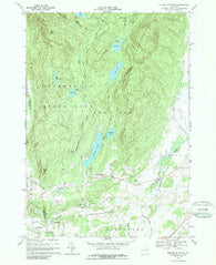 Putnam Mountain New York Historical topographic map, 1:24000 scale, 7.5 X 7.5 Minute, Year 1966