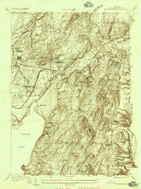 Quaker Springs New York Historical topographic map, 1:24000 scale, 7.5 X 7.5 Minute, Year 1934