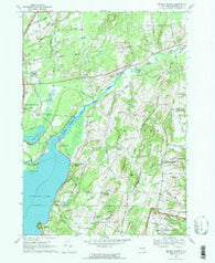 Quaker Springs New York Historical topographic map, 1:24000 scale, 7.5 X 7.5 Minute, Year 1967