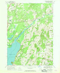 Quaker Springs New York Historical topographic map, 1:24000 scale, 7.5 X 7.5 Minute, Year 1967