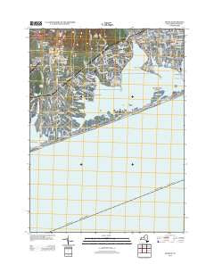 Quogue New York Historical topographic map, 1:24000 scale, 7.5 X 7.5 Minute, Year 2013