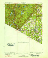 Ramapo New York Historical topographic map, 1:62500 scale, 15 X 15 Minute, Year 1931