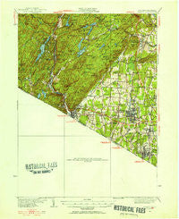 Ramapo New York Historical topographic map, 1:62500 scale, 15 X 15 Minute, Year 1931