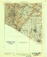 Ramapo New York Historical topographic map, 1:62500 scale, 15 X 15 Minute, Year 1938