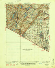 Ramapo New York Historical topographic map, 1:62500 scale, 15 X 15 Minute, Year 1938