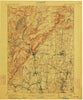 Ramapo New York Historical topographic map, 1:62500 scale, 15 X 15 Minute, Year 1910