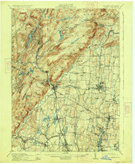 Ramapo New York Historical topographic map, 1:62500 scale, 15 X 15 Minute, Year 1910