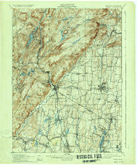Ramapo New York Historical topographic map, 1:62500 scale, 15 X 15 Minute, Year 1910
