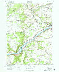 Randall New York Historical topographic map, 1:24000 scale, 7.5 X 7.5 Minute, Year 1944