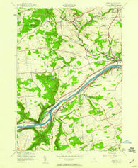 Randall New York Historical topographic map, 1:24000 scale, 7.5 X 7.5 Minute, Year 1944