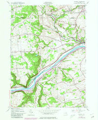 Randall New York Historical topographic map, 1:24000 scale, 7.5 X 7.5 Minute, Year 1944