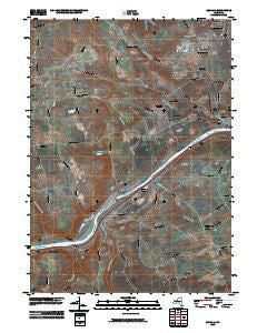 Randall New York Historical topographic map, 1:24000 scale, 7.5 X 7.5 Minute, Year 2010
