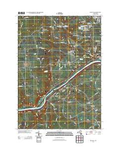 Randall New York Historical topographic map, 1:24000 scale, 7.5 X 7.5 Minute, Year 2013