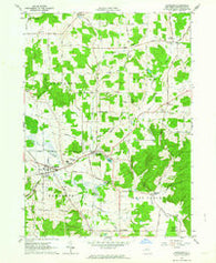 Randolph New York Historical topographic map, 1:24000 scale, 7.5 X 7.5 Minute, Year 1962